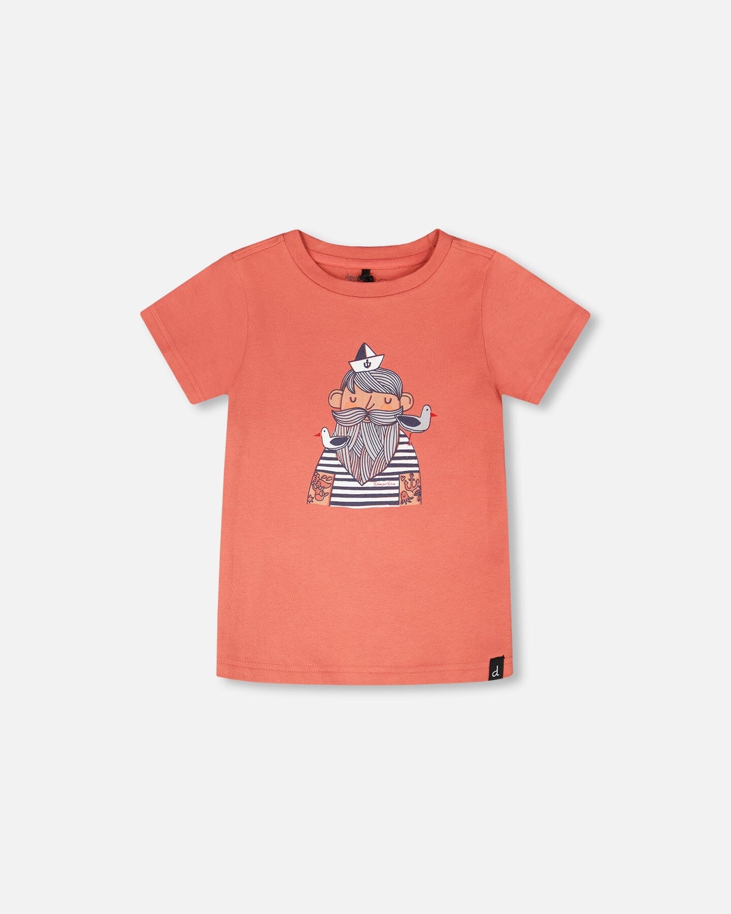 Organic Cotton Short Sleeve T-Shirt Brick - Image 8
