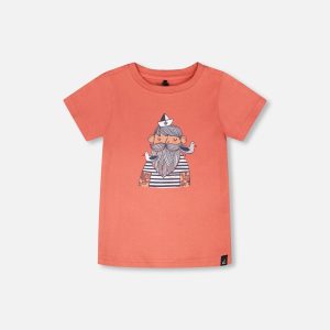 Organic Cotton Short Sleeve T-Shirt Brick - Image 13
