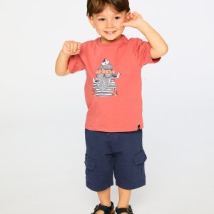 Organic Cotton Short Sleeve T-Shirt Brick - Image 4