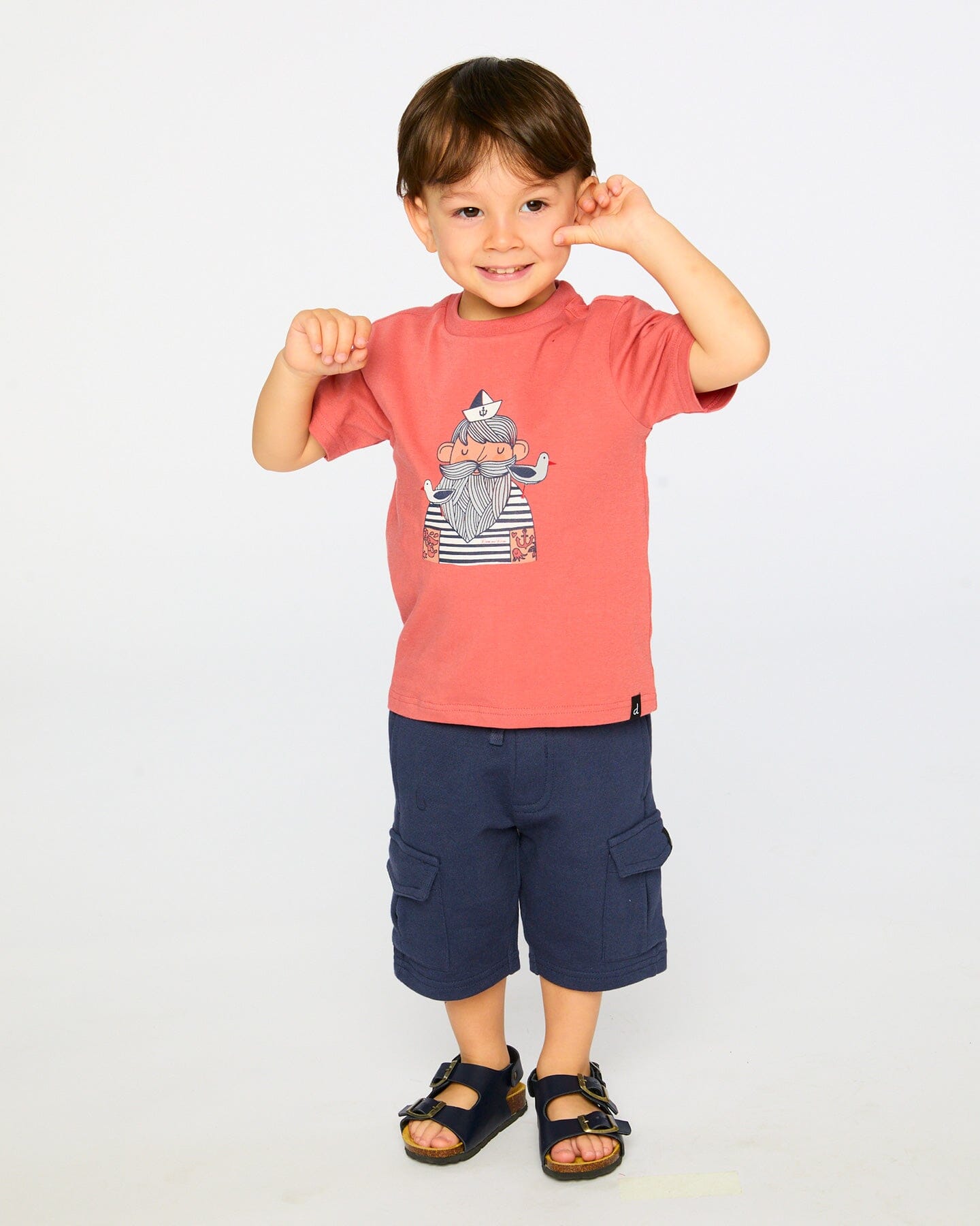 Organic Cotton Short Sleeve T-Shirt Brick - Image 4