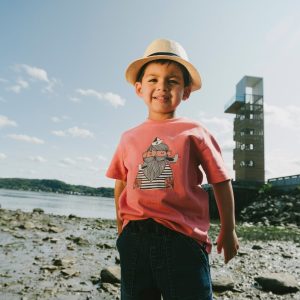 Organic Cotton Short Sleeve T-Shirt Brick - Image 3