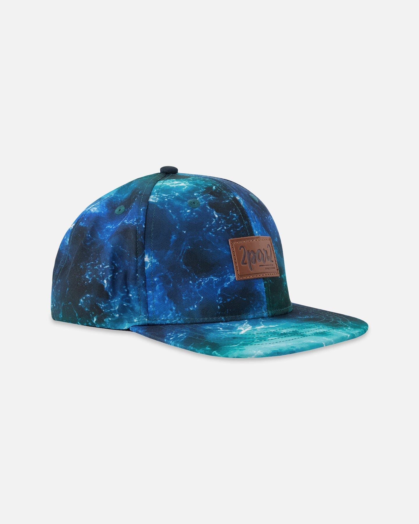 Cap Blue Wave Print - Image 5