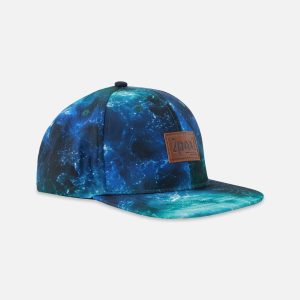 Cap Blue Wave Print - Image 7