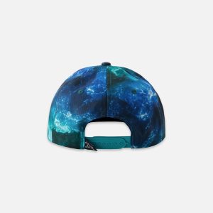 Cap Blue Wave Print - Image 3