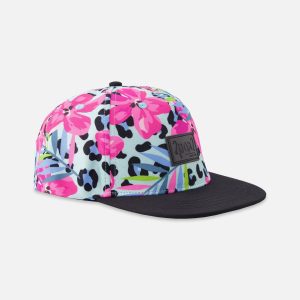 Cap Blue Floral And Leopard Print - Image 6