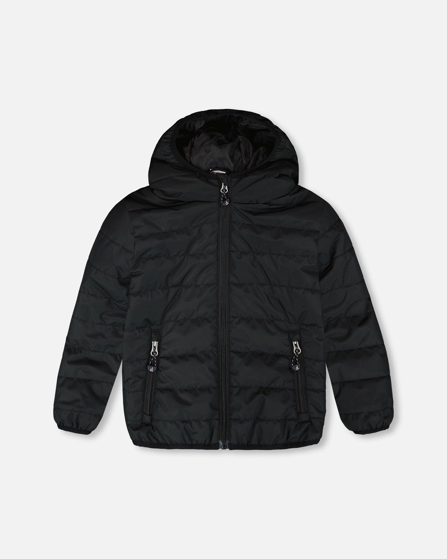 Quilted Mid-Season Jacket Black - Image 8
