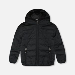 Quilted Mid-Season Jacket Black