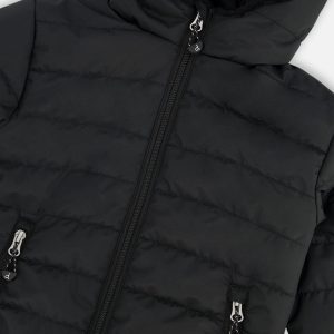 Quilted Mid-Season Jacket Black - Image 4