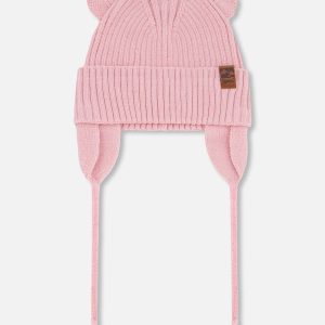 Baby Knit Hat Pale Pink