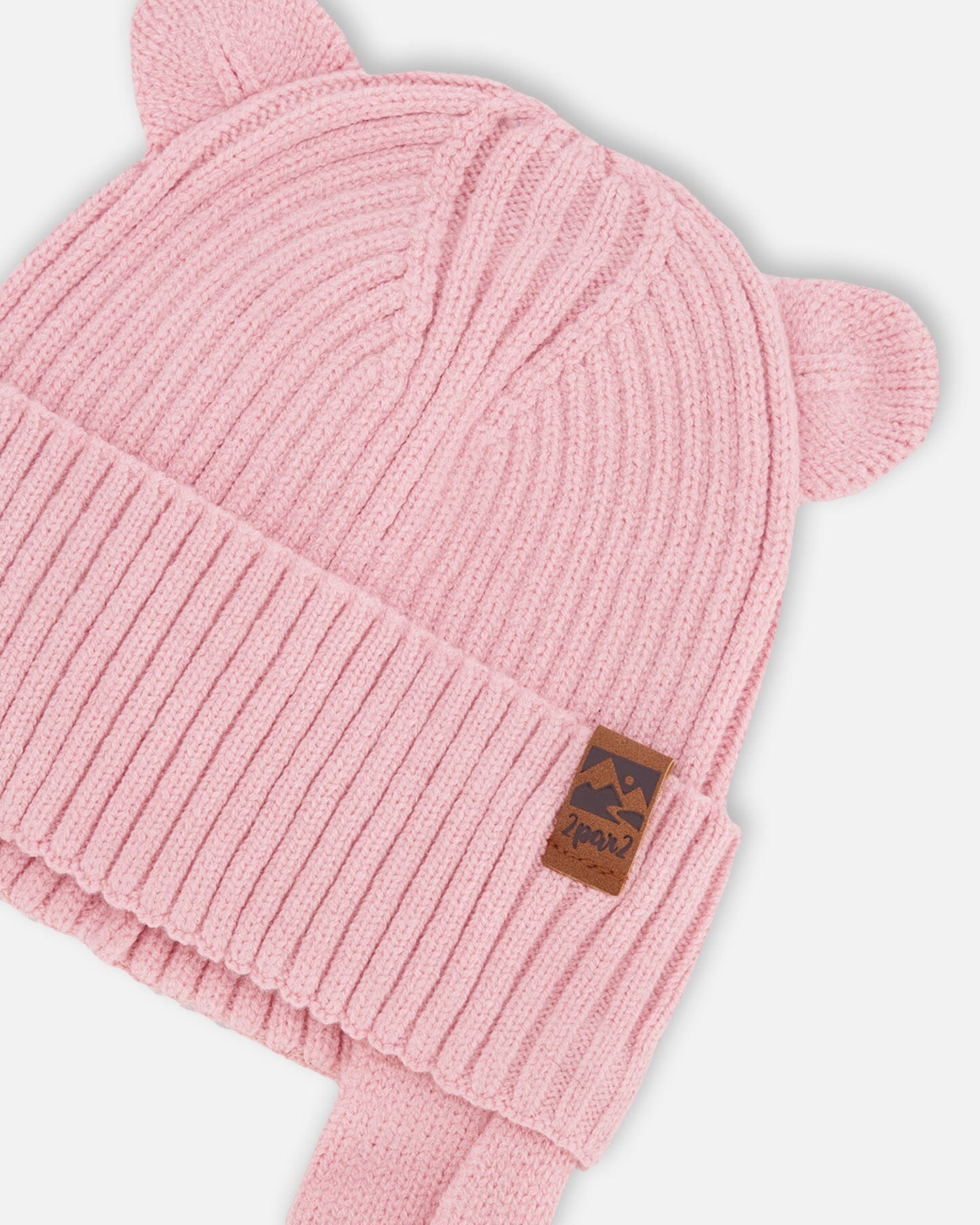 Baby Knit Hat Pale Pink - Image 4