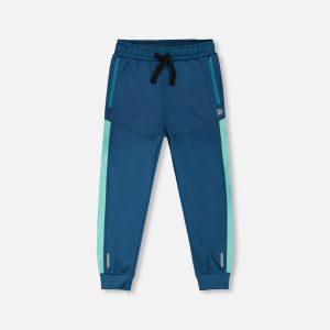 Athletic Pants In Recycled Polyester Teal - Image 7