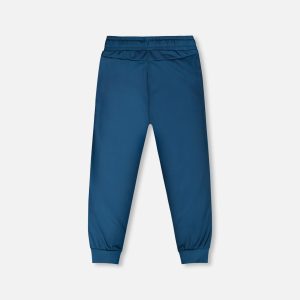 Athletic Pants In Recycled Polyester Teal - Image 3