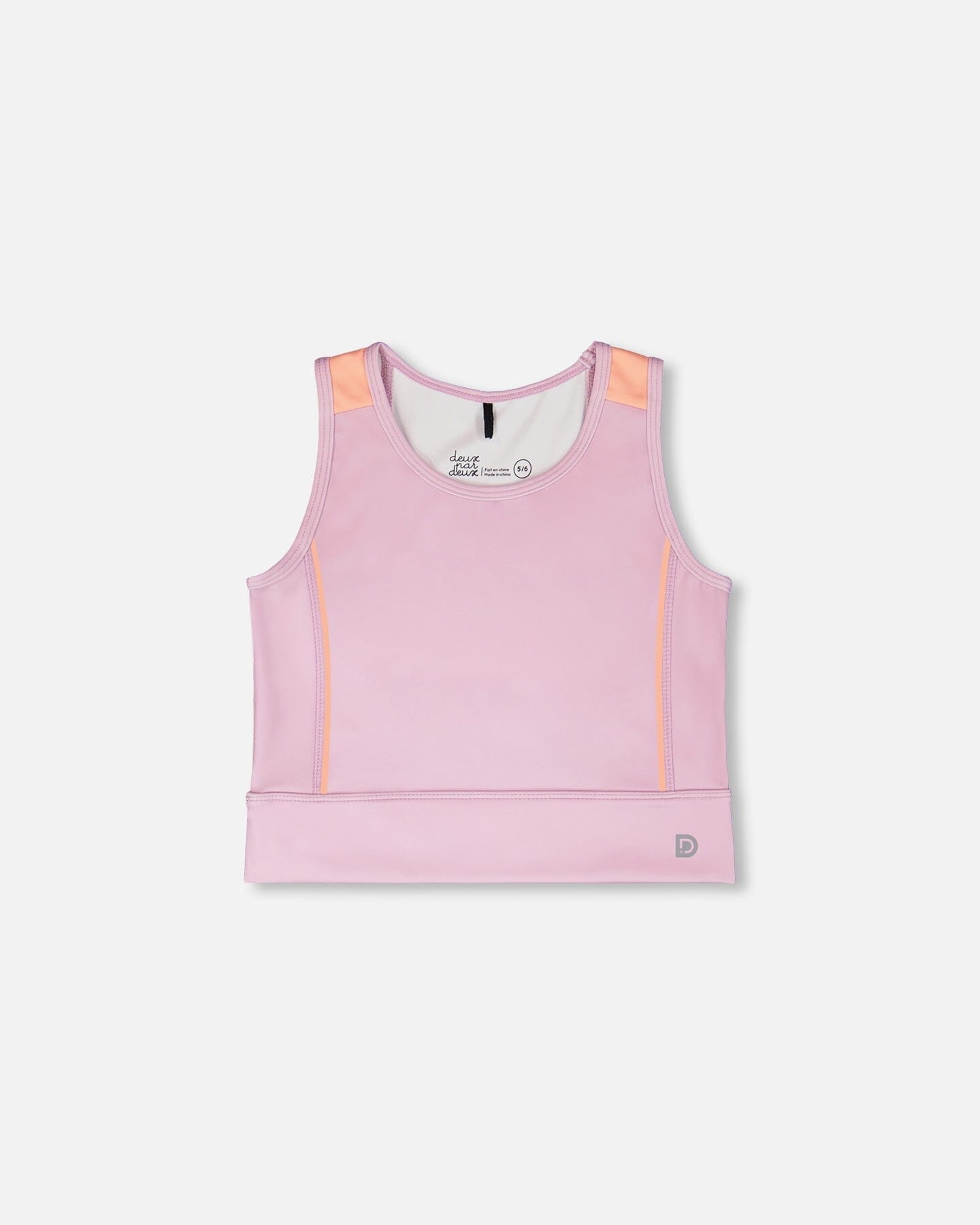 Athletic Tank Top In Recycled Polyester Lilac - Image 6
