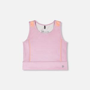 Athletic Tank Top In Recycled Polyester Lilac - Image 9
