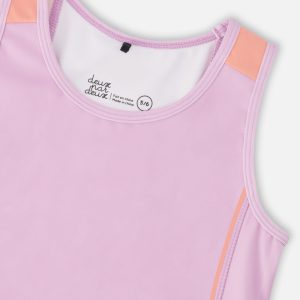 Athletic Tank Top In Recycled Polyester Lilac - Image 3