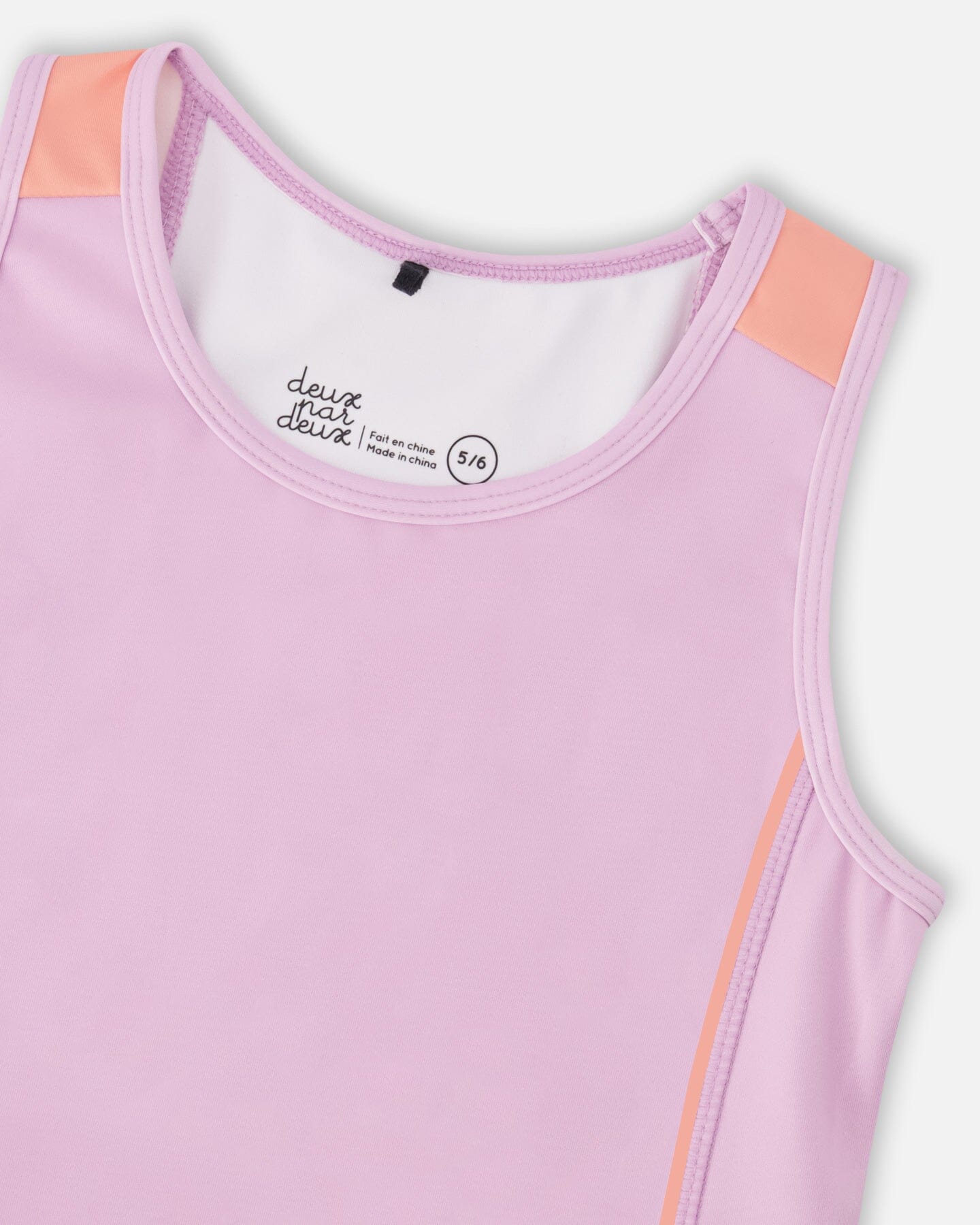 Athletic Tank Top In Recycled Polyester Lilac - Image 3