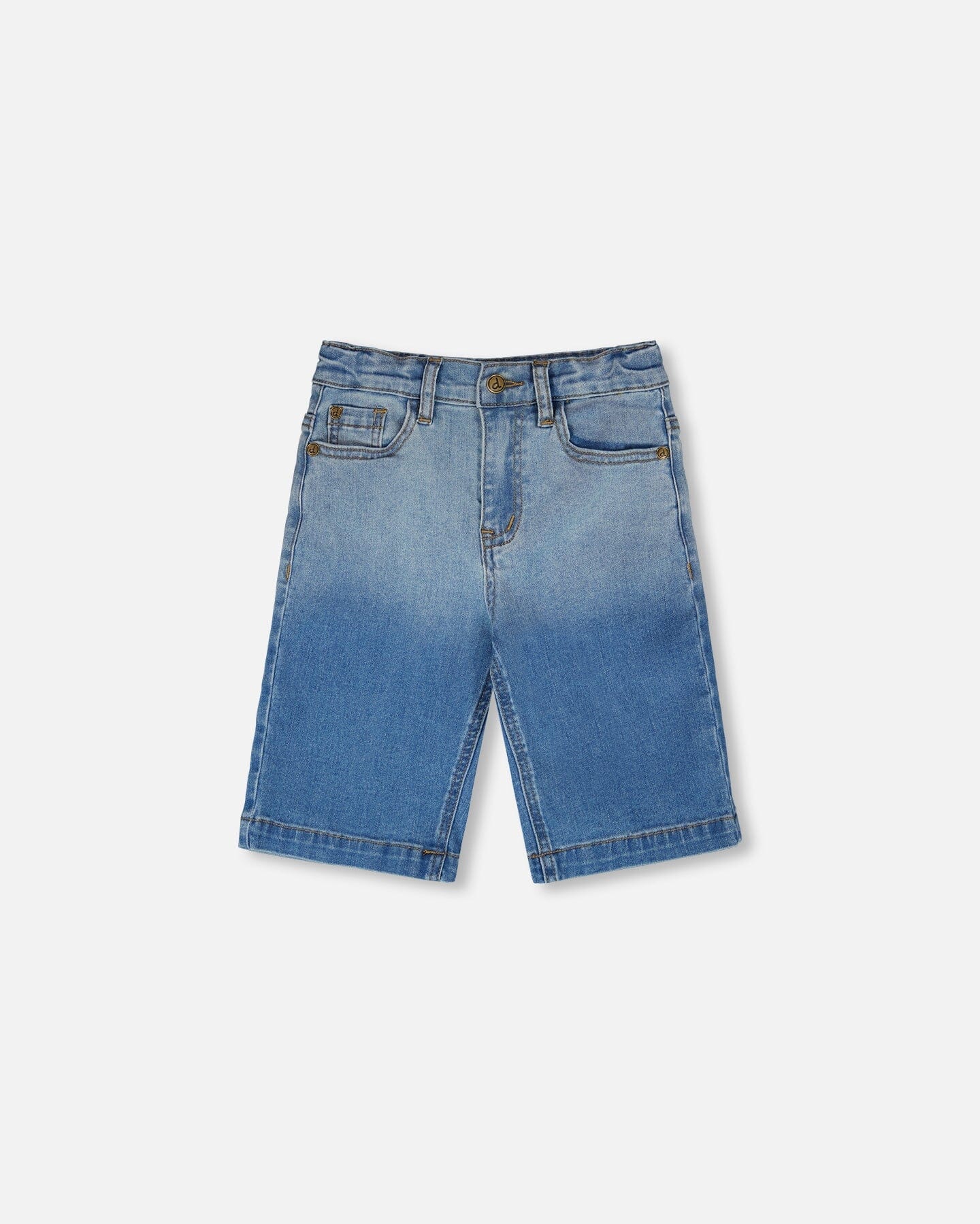 Stretch Jean Bermuda Grey To Blue Gradient - Image 7