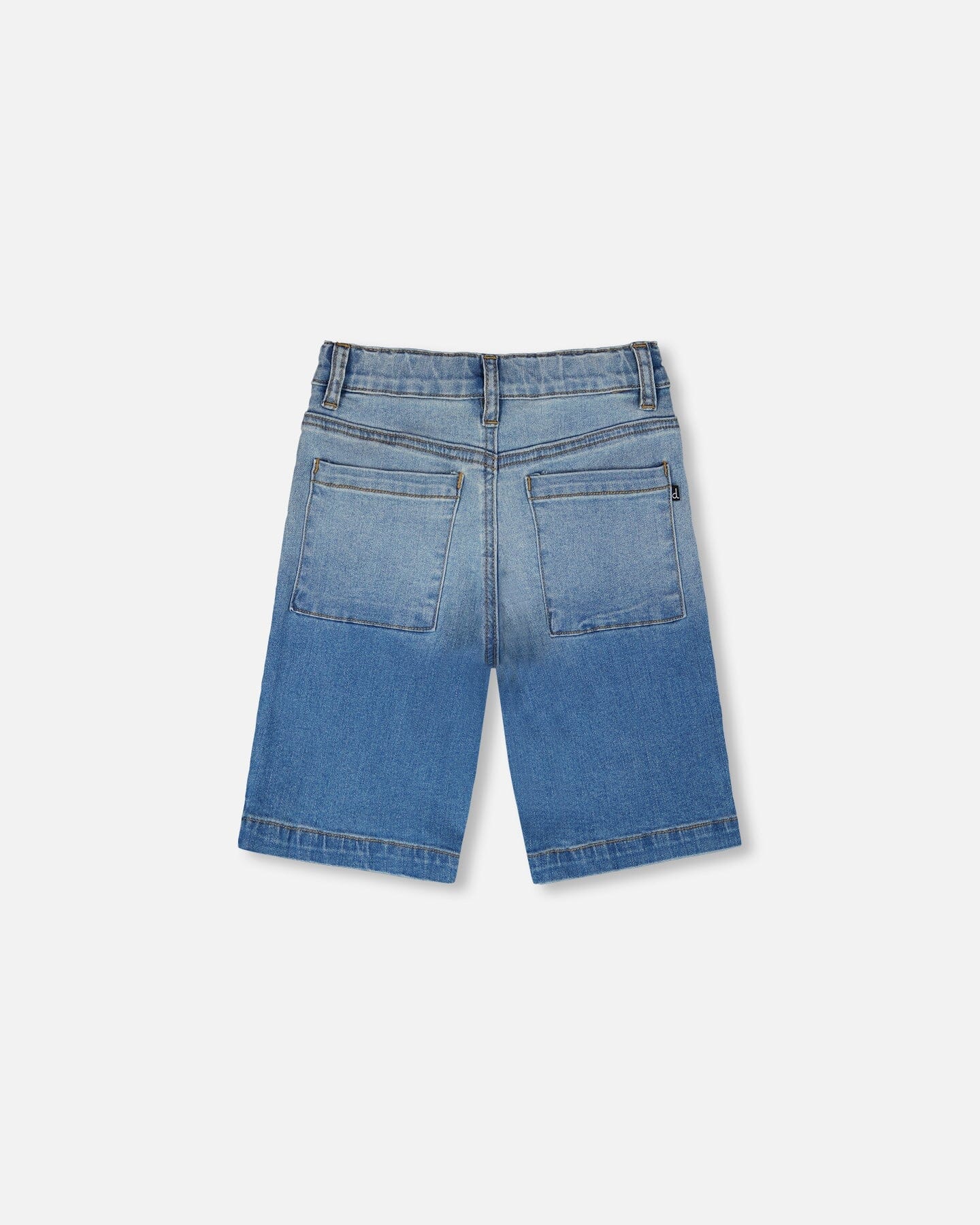 Stretch Jean Bermuda Grey To Blue Gradient - Image 3
