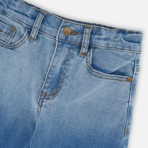 Stretch Jean Bermuda Grey To Blue Gradient - Image 4
