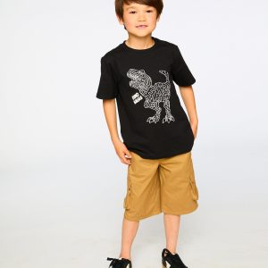 Stretch Twill Bermuda With Cargo Pockets Beige - Image 3