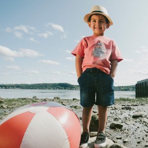 Alternative view of French Terry Navy Blue Denim Shorts