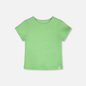 Crinkle Jersey T-Shirt Mint Green - Image 5