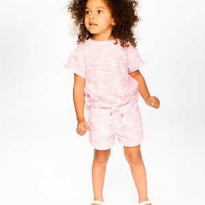 Jacquard Knit T-Shirt Multicolored - Image 2