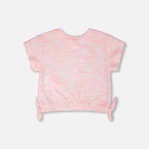 Jacquard Knit T-Shirt Multicolored - Image 3