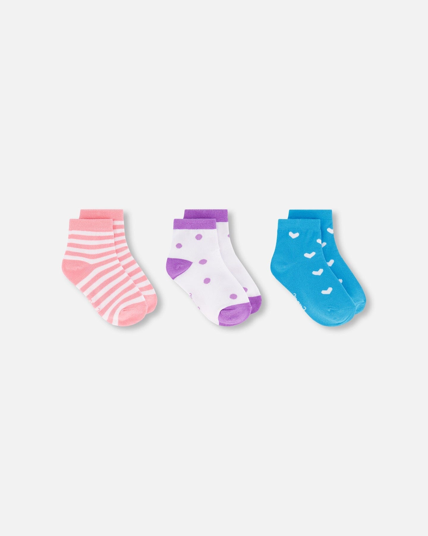 Socks (3 Pairs) Striped Pink - Image 5