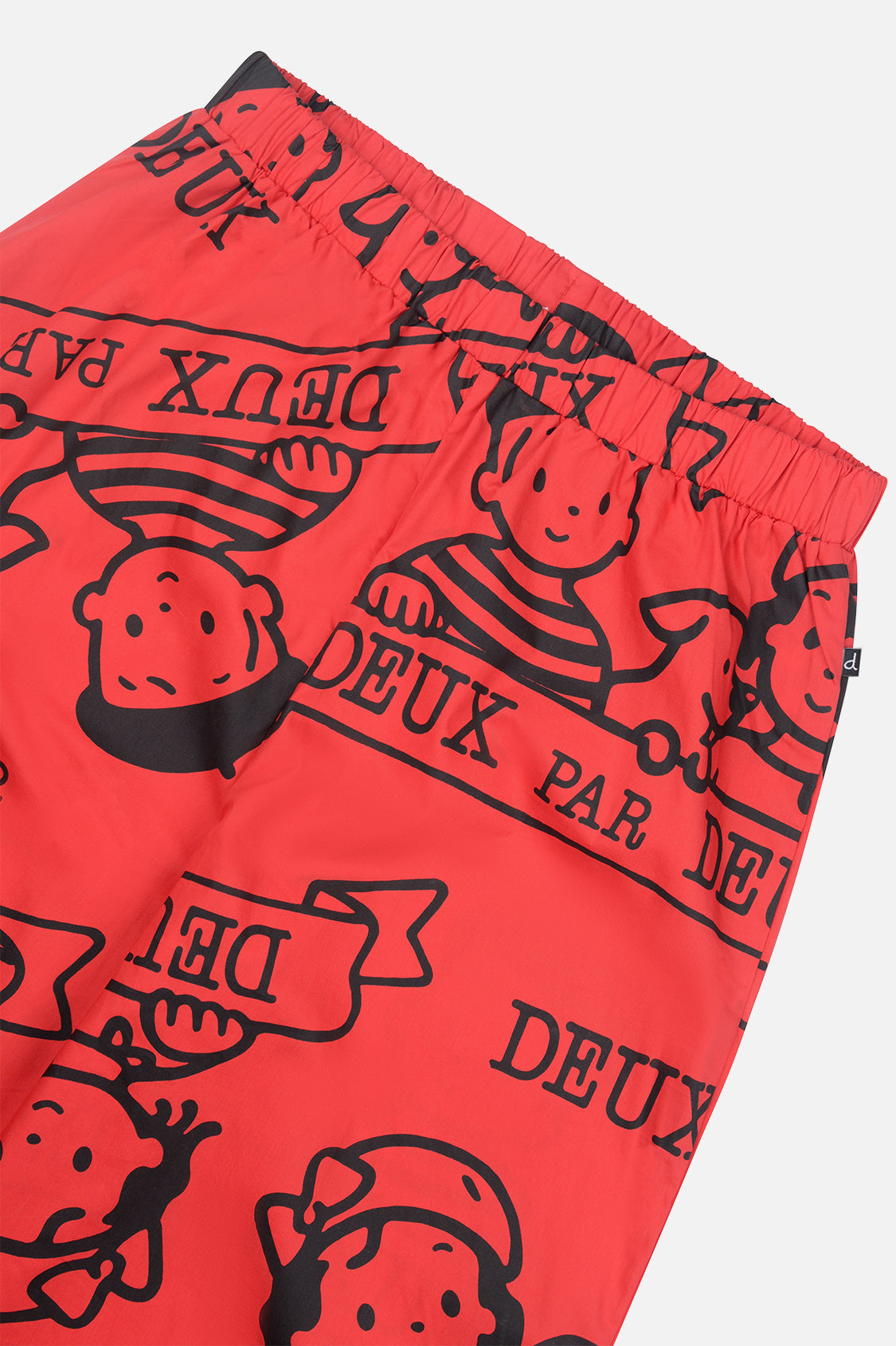 40th Anniversary Adult Printed Poplin Pant Poppy Red - Image 5
