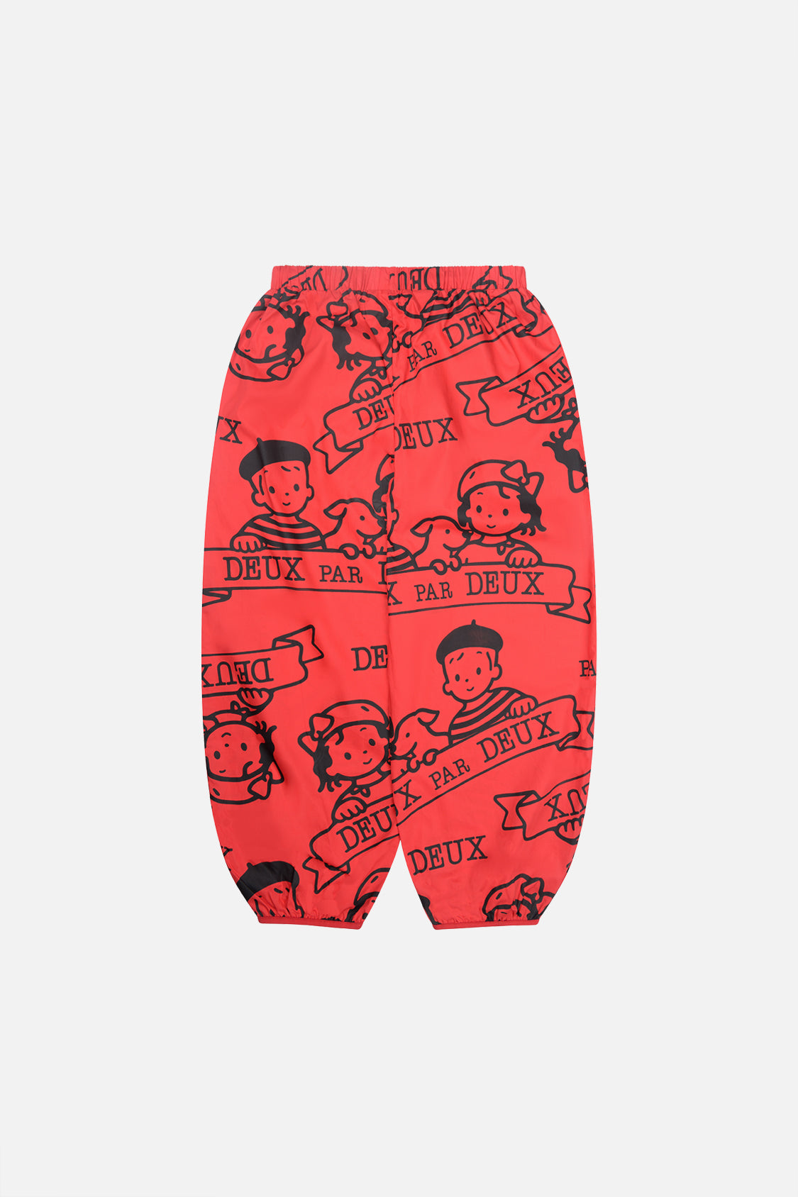 40th Anniversary Adult Printed Poplin Pant Poppy Red - Image 3