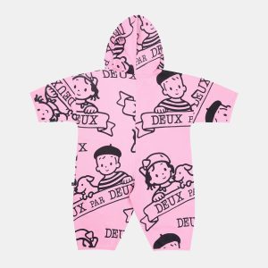 40Th Anniversary Printed Jersey One-Piece Soft Pink - Image 3