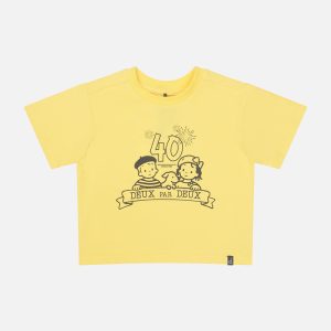 40Th Anniversary Graphic T-Shirt Honey Yellow