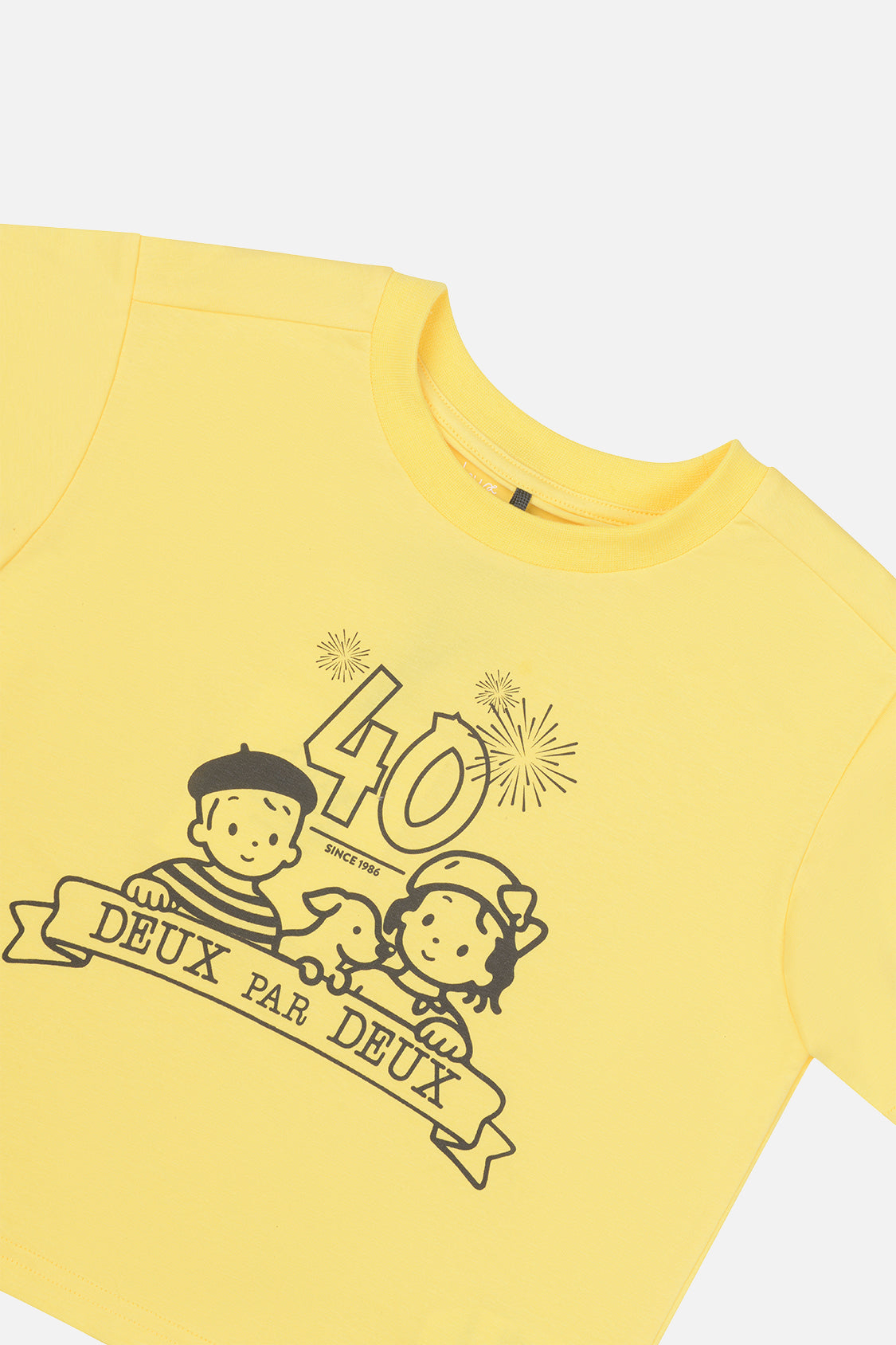 40Th Anniversary Graphic T-Shirt Honey Yellow - Image 5