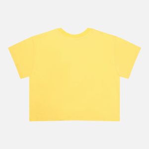 Adult 40Th Anniversary Graphic Boxy T-Shirt Honey Yellow - Image 3