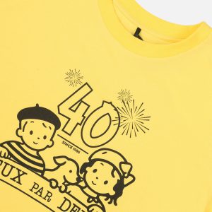 Adult 40Th Anniversary Graphic Boxy T-Shirt Honey Yellow - Image 5