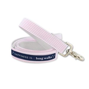 Alternative view of Dog Long Walks Striped Pink Leash