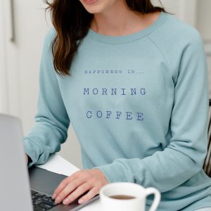 Alternative view of Women's Coffee Crew Sweatshirt, Teal