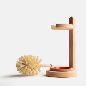 Plastic Free Natural Sisal Bristles Toilet Brush & Stand - Eco Friendly Zero Waste Reusable Toilet Brush - Sustainable Sisal Cleaning Brush - Image 5