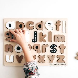LOWERCASE ALPHABET - CHALKBOARD BASE WITH TRACERS - Lowercase Alphabet Tracing Board | Autism-Friendly Handwriting Tool | Sensory Letter Learning Set (Ages 3-8) - Image 5