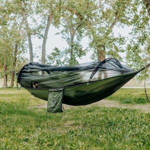 Alternative view of Portable Camping Hammock with Mosquito Net