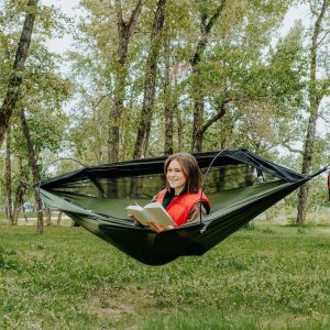 Portable Camping Hammock with Mosquito Net - Image 3