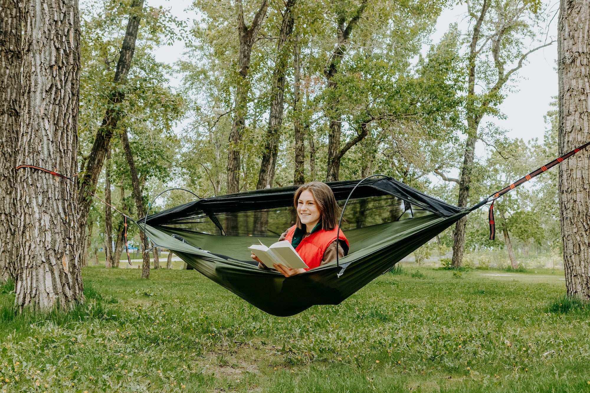 Portable Camping Hammock with Mosquito Net - Image 3