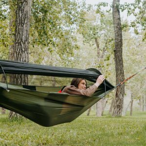 Portable Camping Hammock with Mosquito Net - Image 4