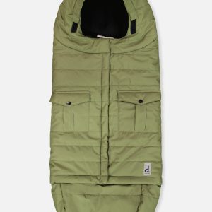 Evolutive Footmuff For Car Seats And Strollers Olive Green - Image 6
