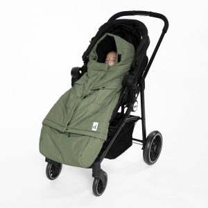 Alternative view of Evolutive Footmuff For Car Seats And Strollers Olive Green