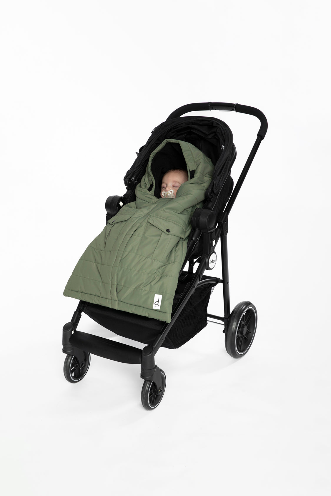 Evolutive Footmuff For Car Seats And Strollers Olive Green - Image 4