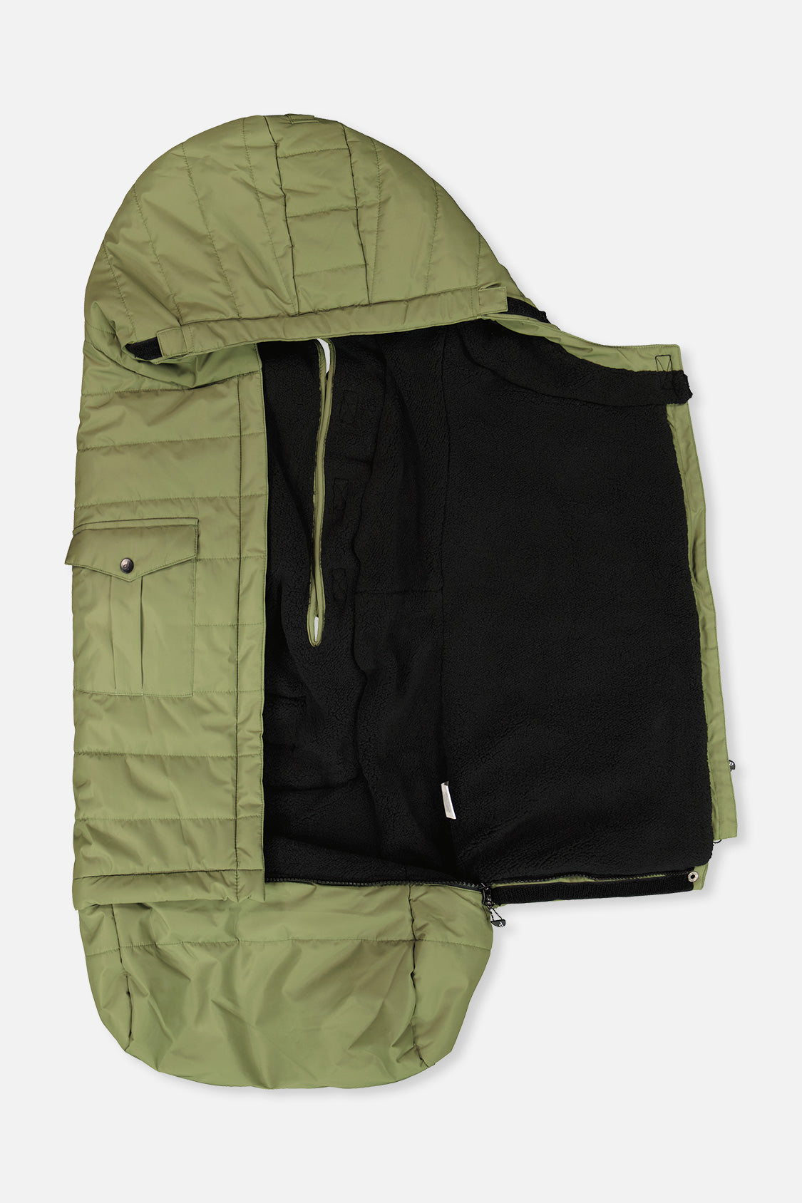 Evolutive Footmuff For Car Seats And Strollers Olive Green - Image 5