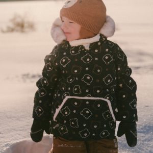 Alternative view of Baby Two Piece Snowsuit Blue Printed Teddy Bears