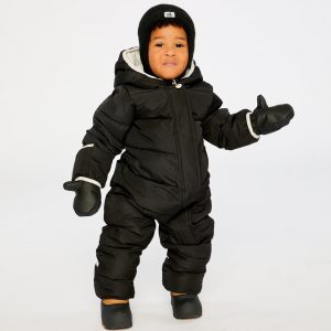 Alternative view of Baby Cloud One Piece Snowsuit Adapted For Car Seats Black